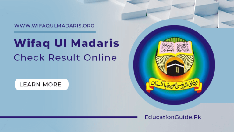 Wifaq Ul Madaris Result 2022 Check Online