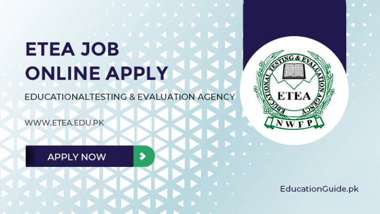 ETEA Job Online Apply 2024 KPK Police | www.etea.edu.pk