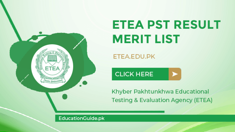 ETEA Merit List 2024 Search by Name www.etea.edu.pk